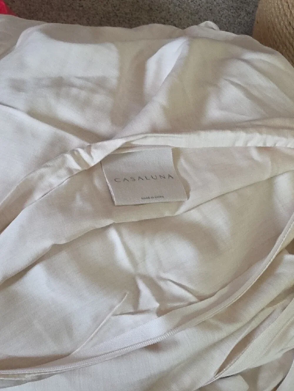 Casaluna Full Queen Luxury Rayon Bamboo Duvet Set Natural Cooling